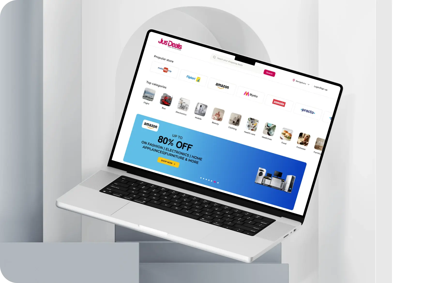 Just Deals - Ecommerce Deals project preview